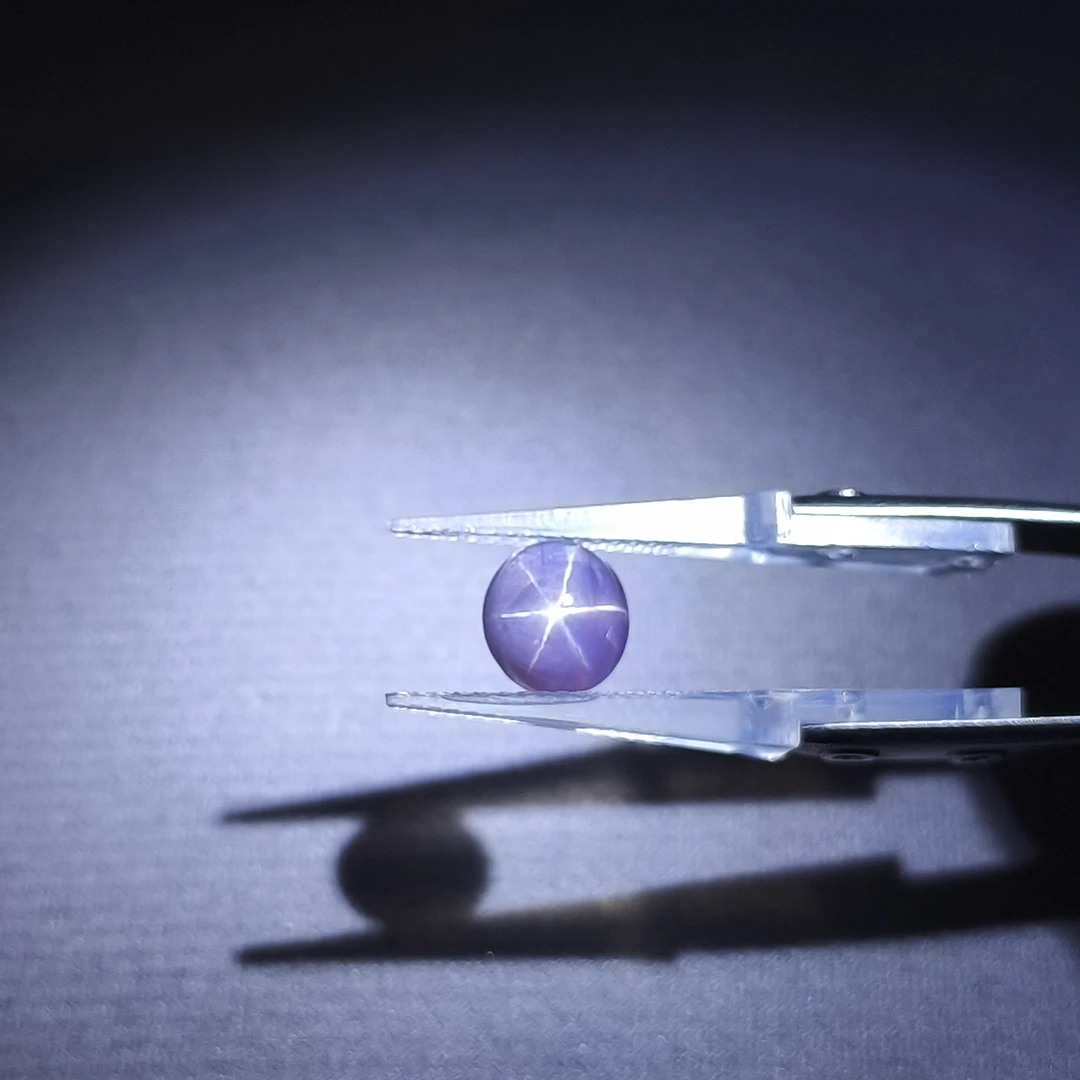 FJ-4.8ct无烧星光蓝宝裸石01228580