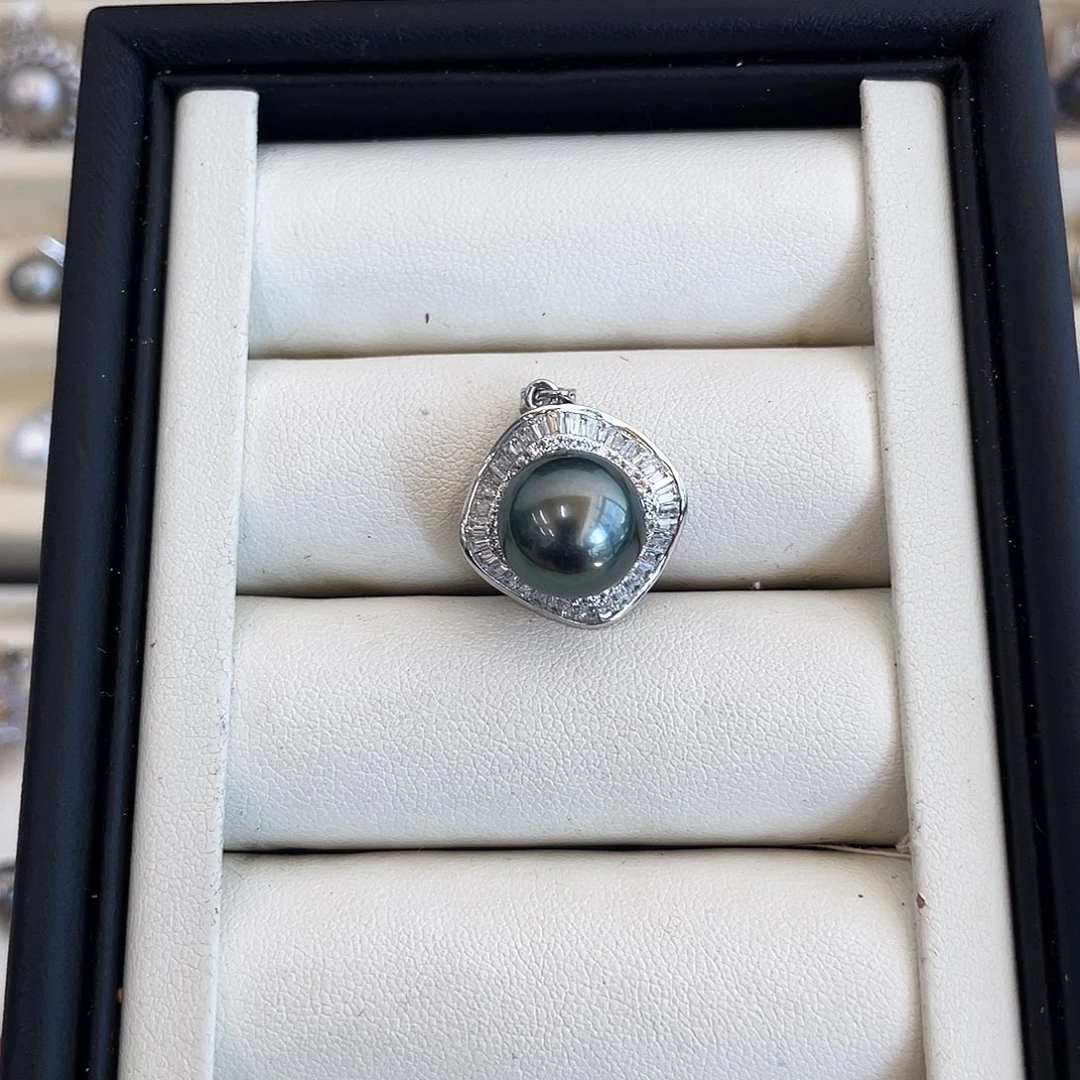 颈饰海水珍珠银S925镶嵌