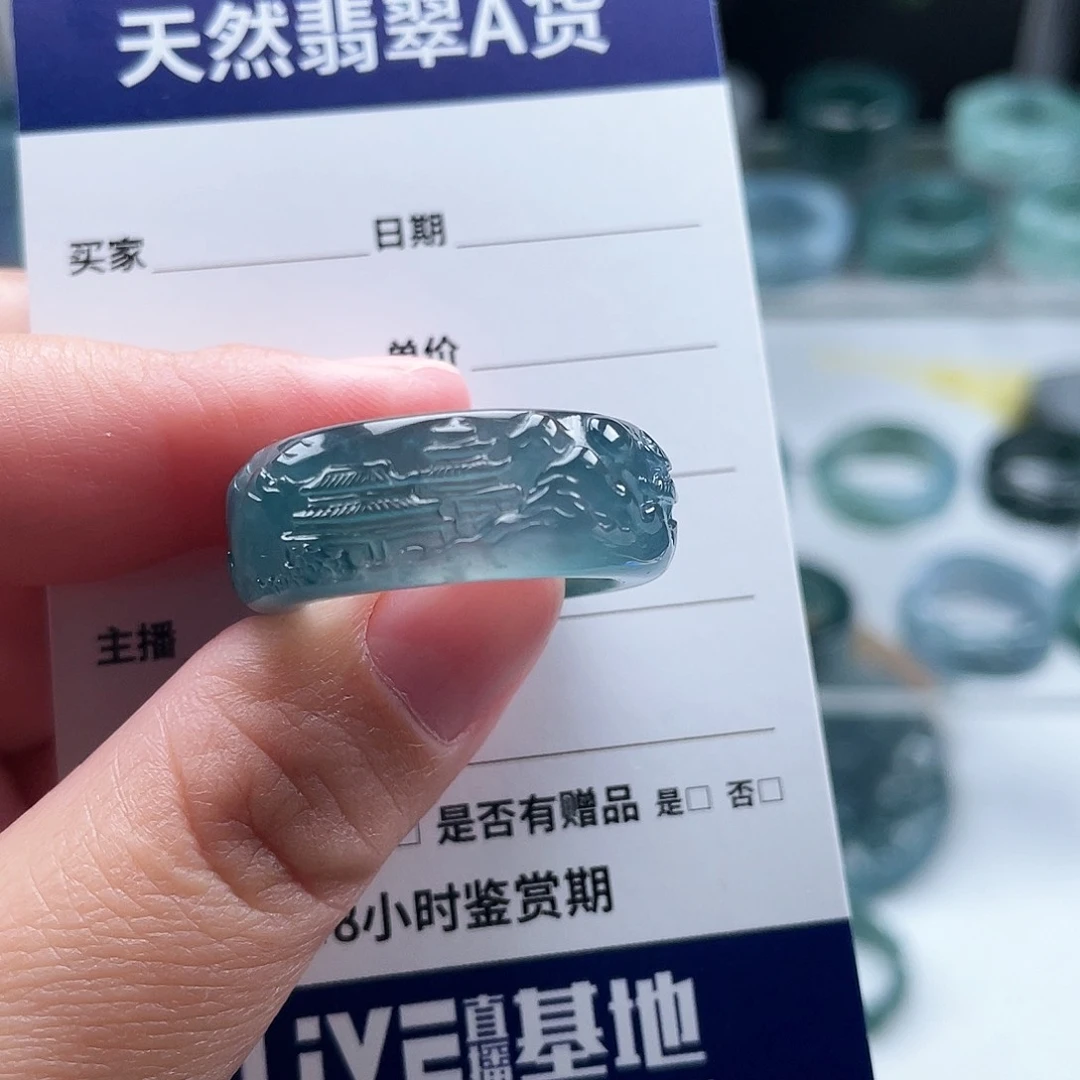 未镶嵌戒指翡翠暴****?翡翠