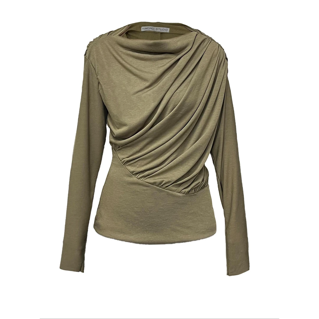 YINGPEI 设计师品牌 不对称环荡针织上衣 IX买手店