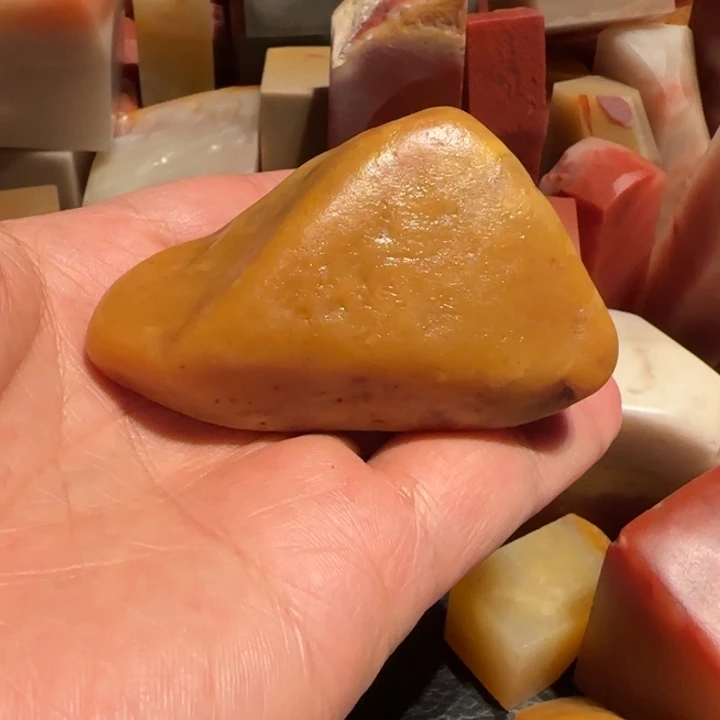 老挝石田黄原石，