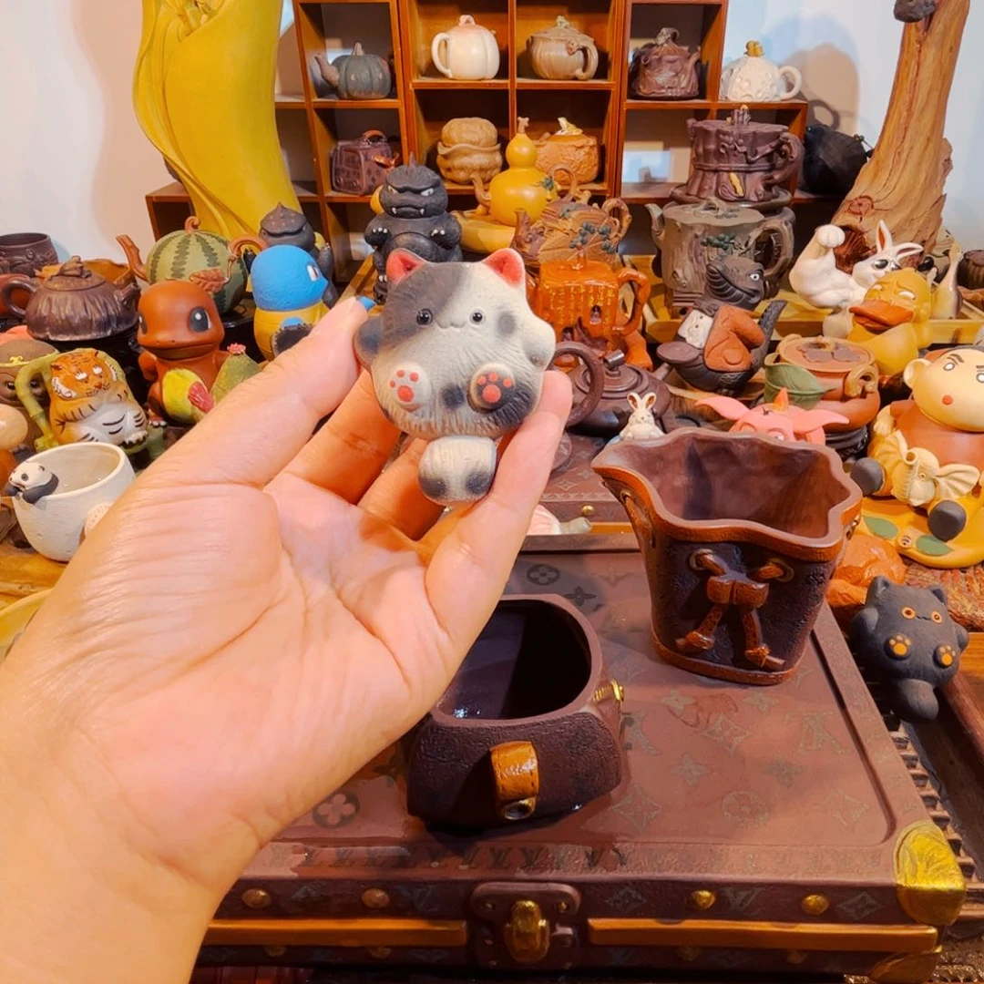 茶壶紫砂纯手工制作过程非常