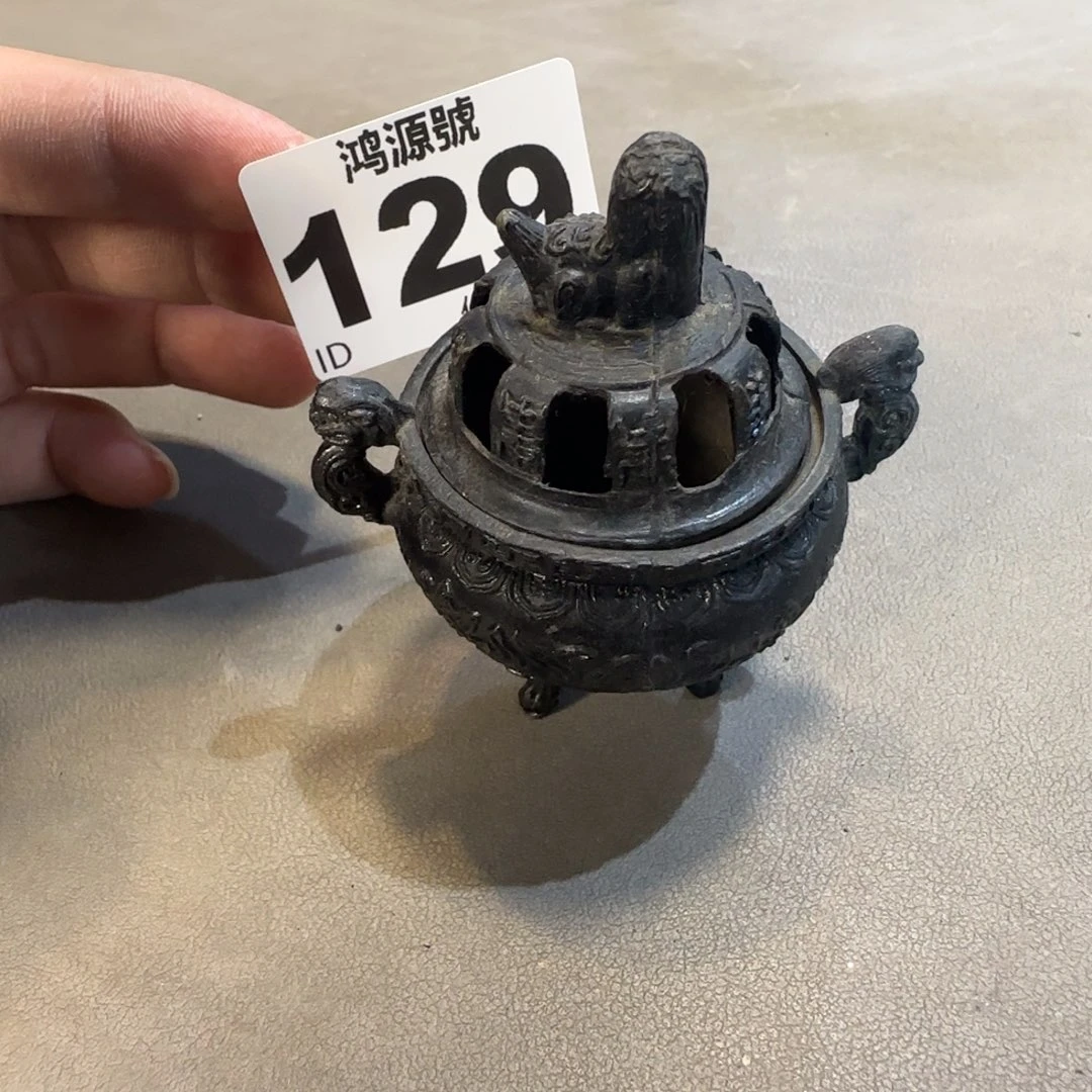 用***4铜中古美术装饰工艺品