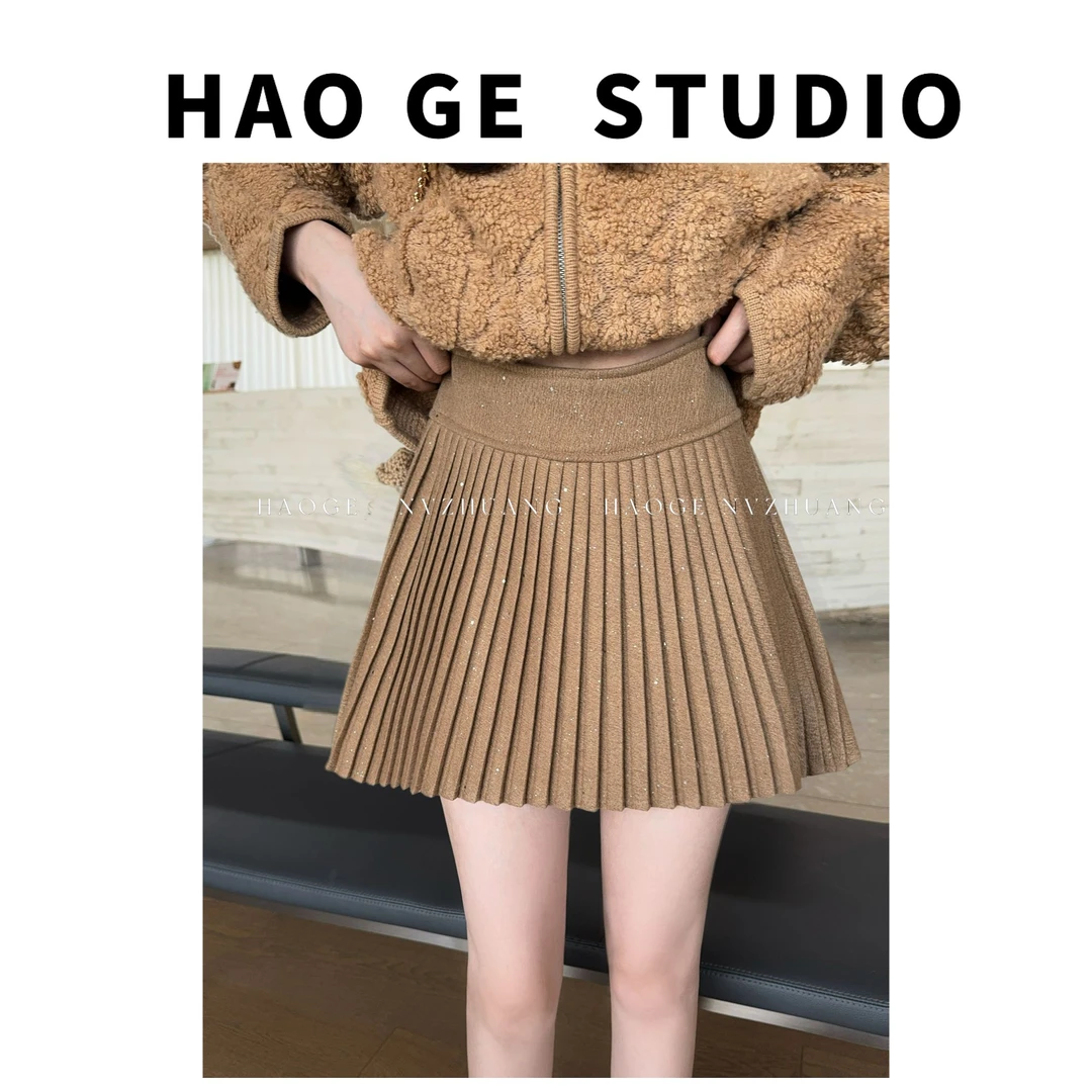 浩哥严选●安妮学院HGQ5BSQ4091A半身裙预显瘦高腰时尚百搭设计款