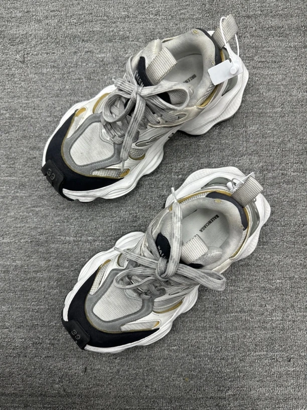 99新 Balenciaga/巴黎世家 39 巴黎世家cargo老爹鞋 灰白