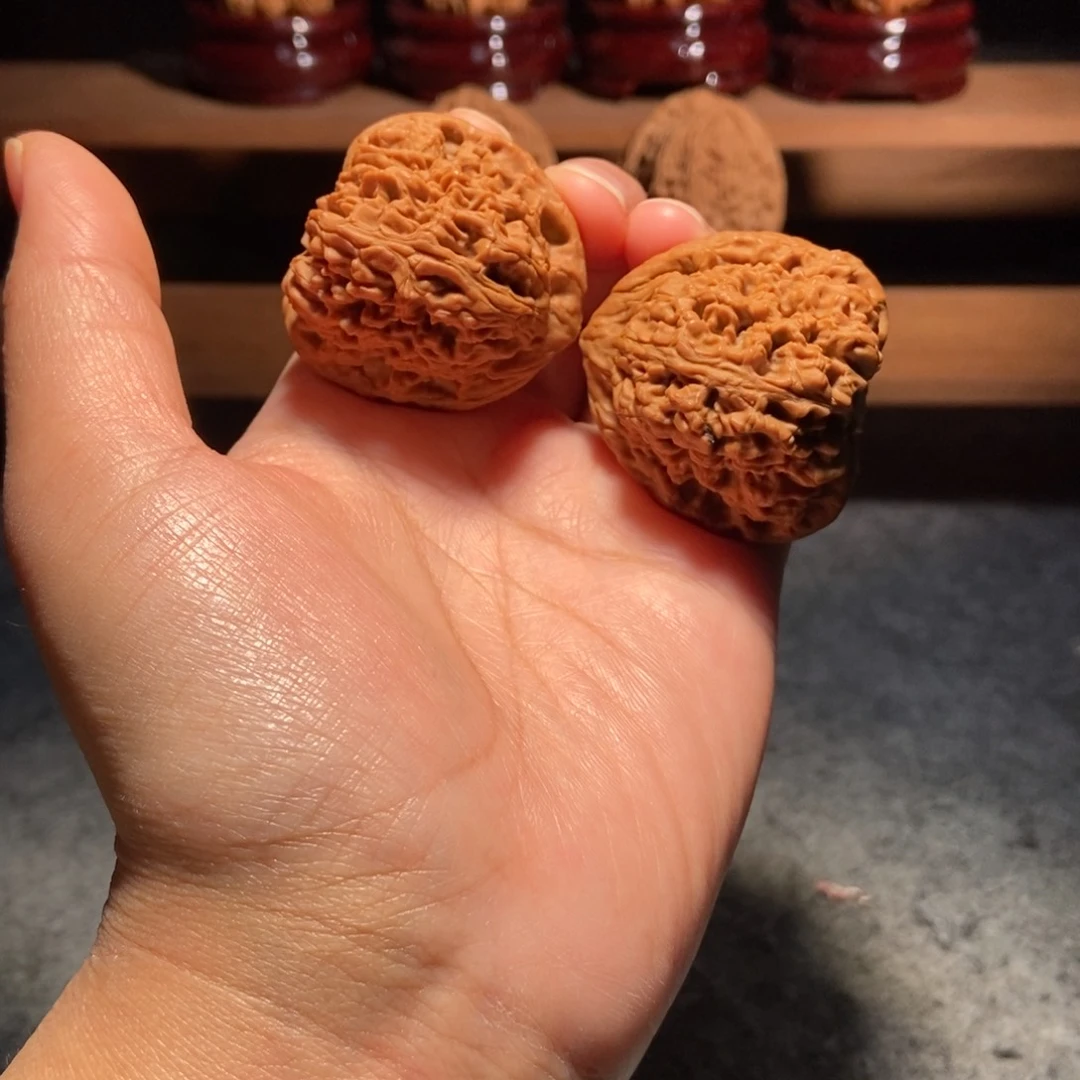 核桃手串/手链火焰纹天使南疆全品无修红皮37