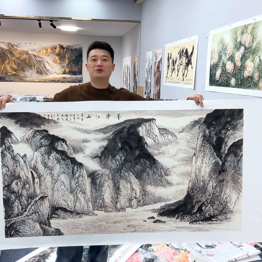 国画国画作品宣纸纯手绘