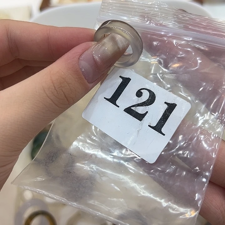 玛瑙/玉髓合金戒指121港7