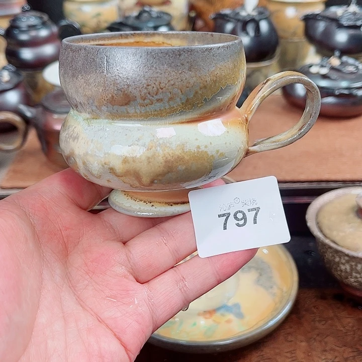 沁庐柴窑古法柴烧全手工茶具