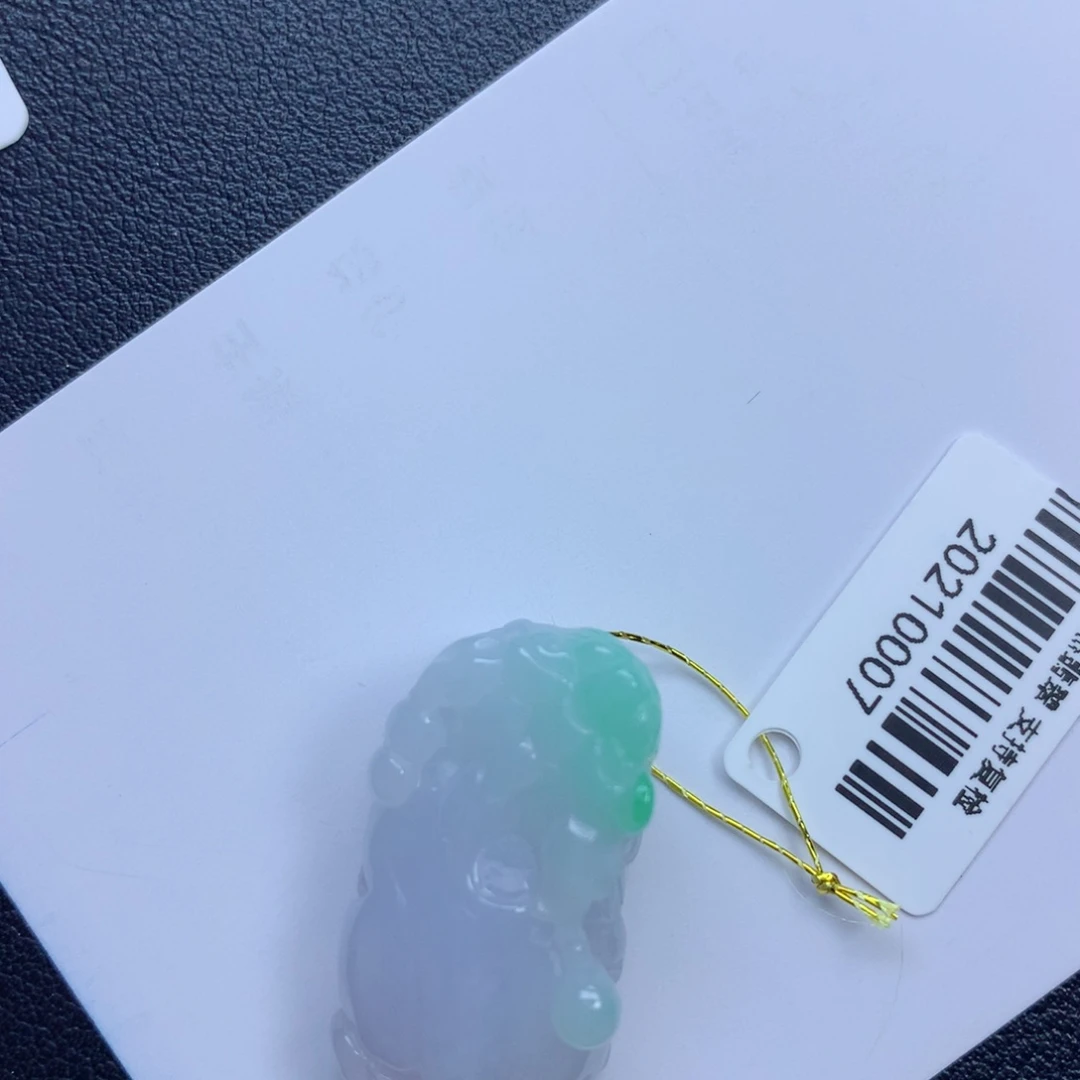 翡翠颈饰未镶嵌貔貅