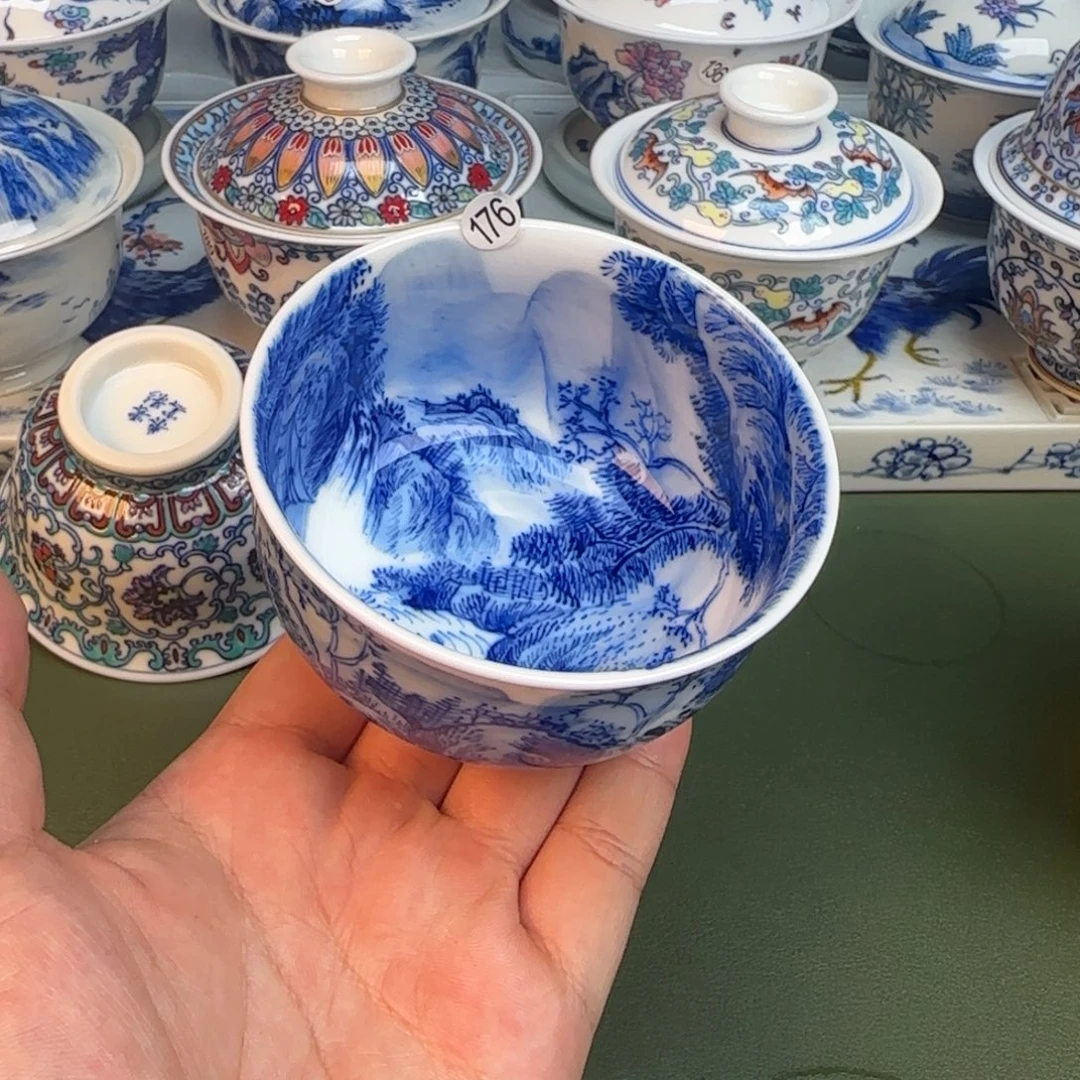 彦祖纯手工手绘茶具176