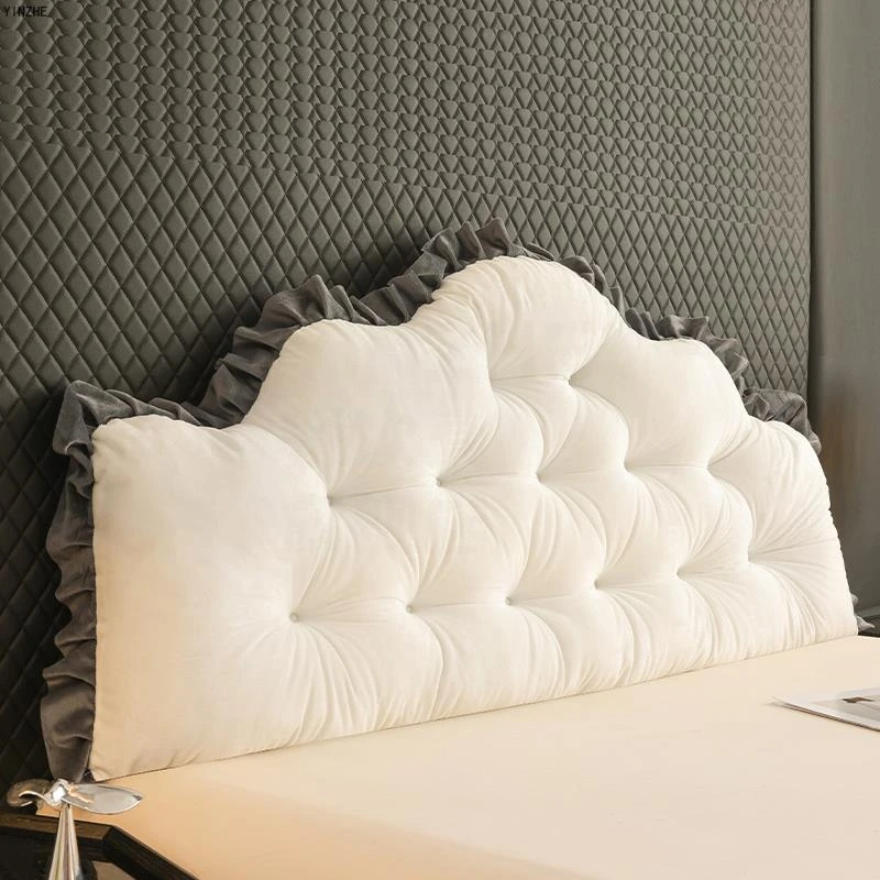 2025年新款床头靠垫宿舍床上玩手机靠枕实木儿童床防撞靠背软包