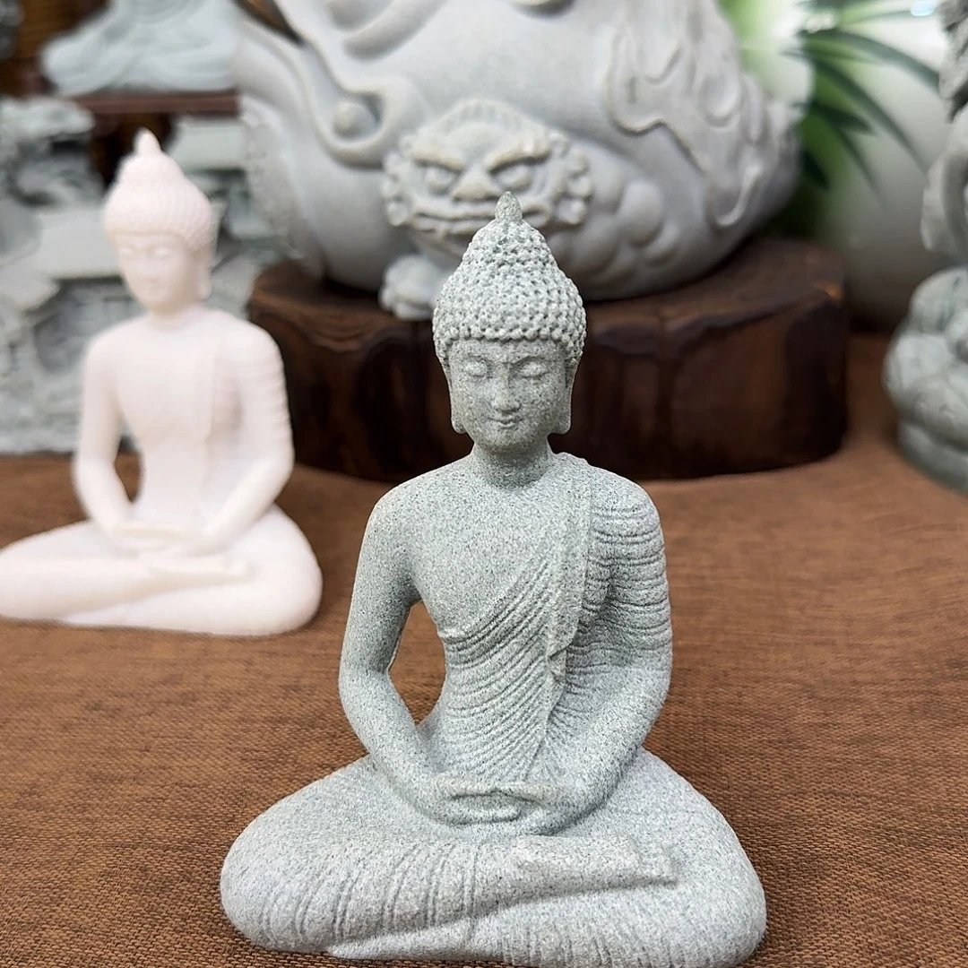 石材青砂石大日如来