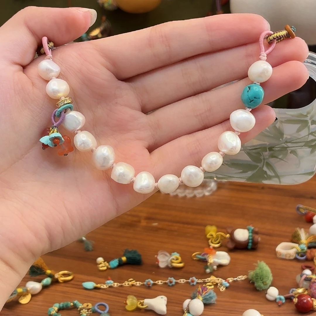 亚克力客定手机链手工编织