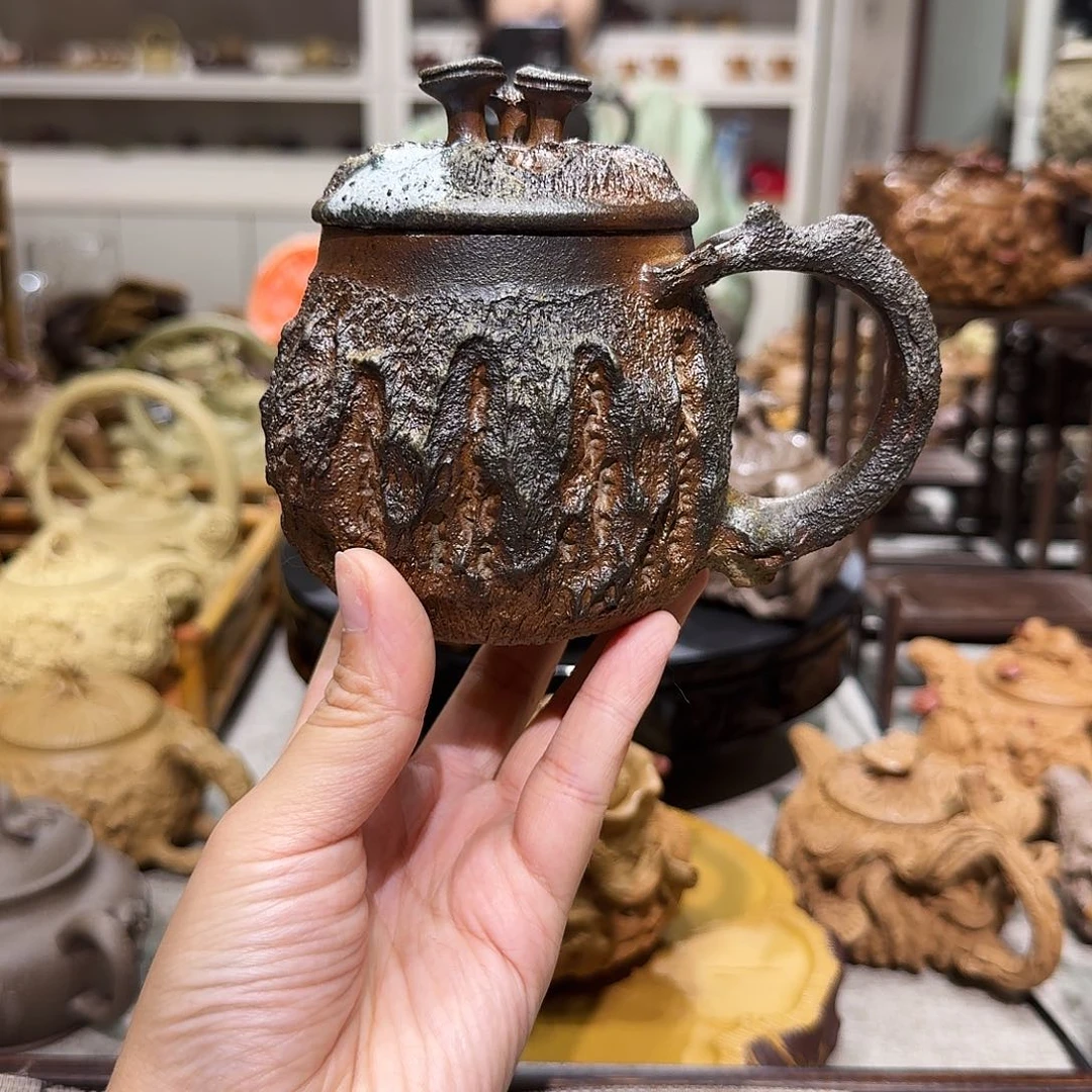 紫砂茶宠柴烧供春