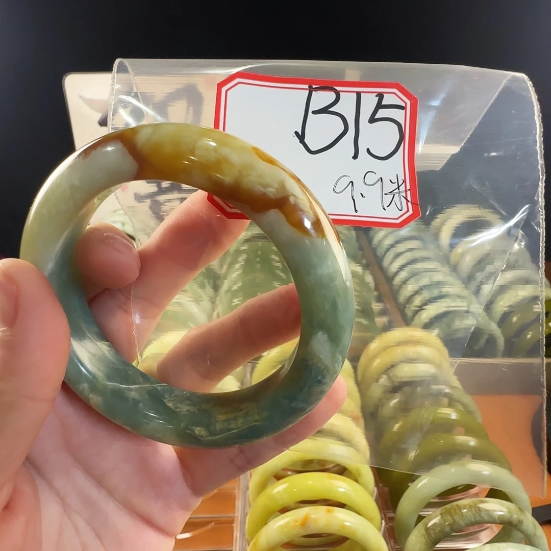 *****蛇纹石玉合金手镯