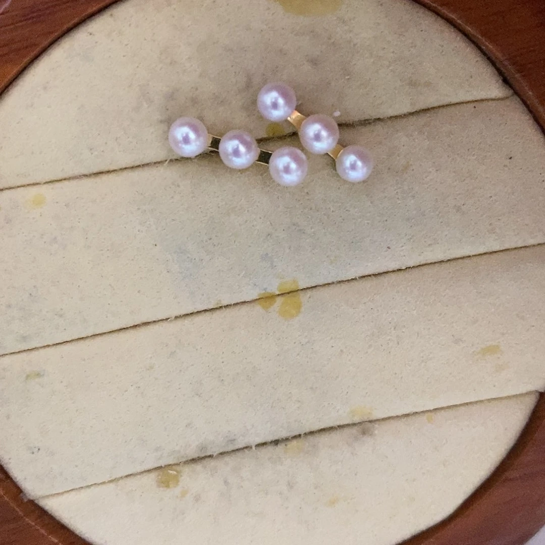 银S925镶嵌耳饰淡水珍珠