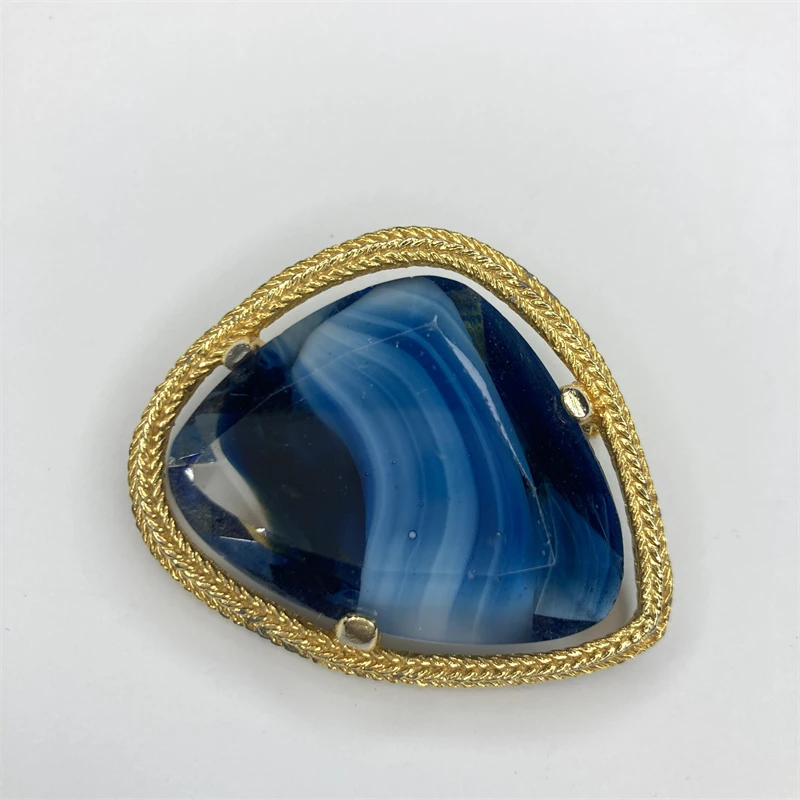 合金胸针 云纹琉璃胸针1-8【2061230-076】