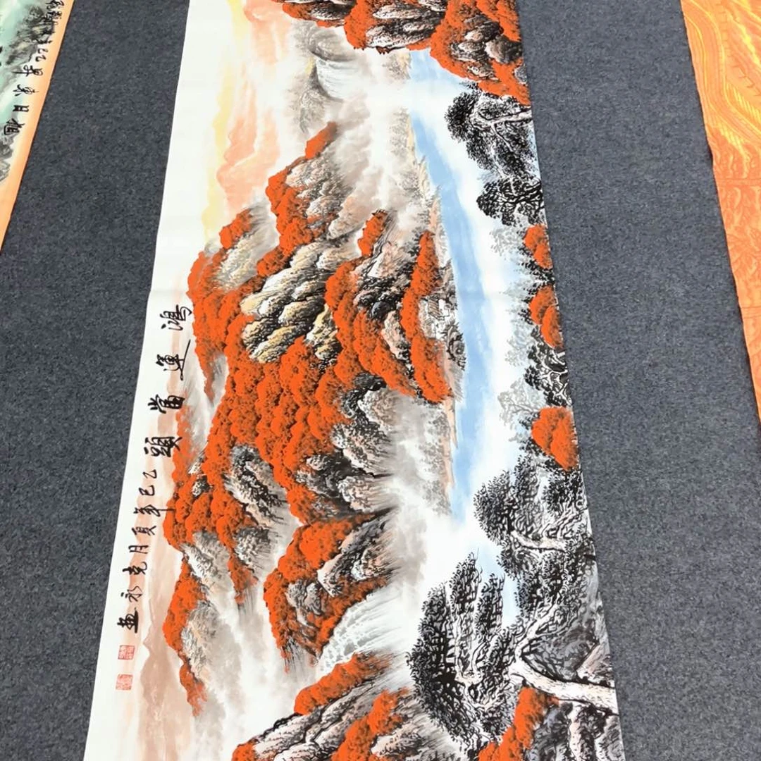 国画国画作品老师手绘