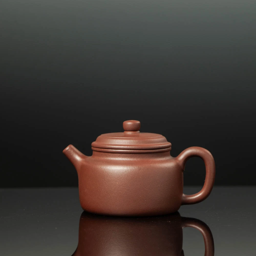 【5号井低槽】原矿0添加手工制德钟紫砂壶【180cc】