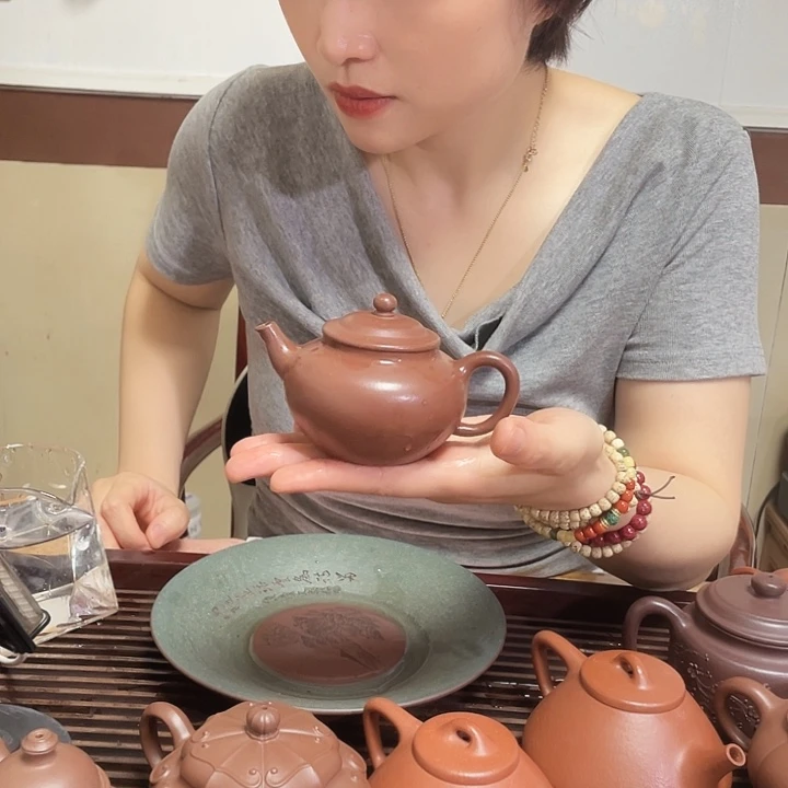 茶壶紫砂160cc紫泥胖子