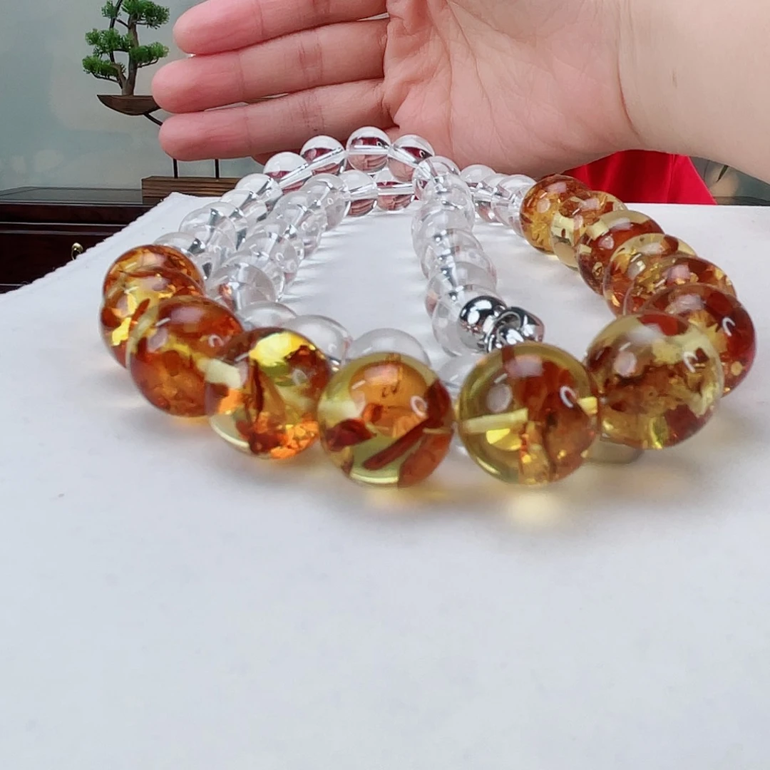 琥珀颈饰未镶嵌琥珀14