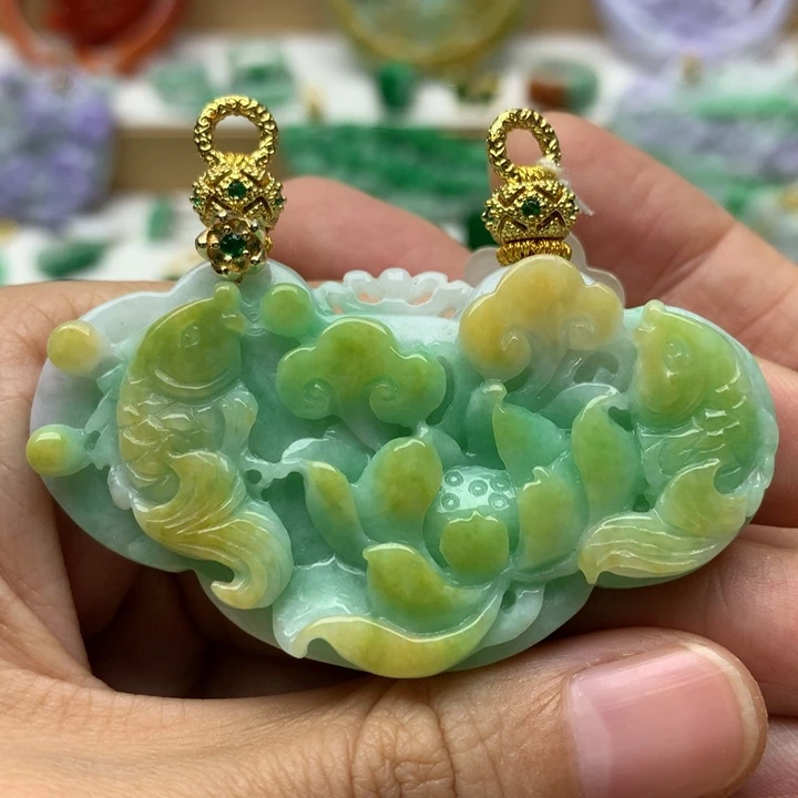 颈饰未镶嵌翡翠翡翠