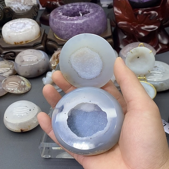 摆件未镶嵌紫晶聚宝盆