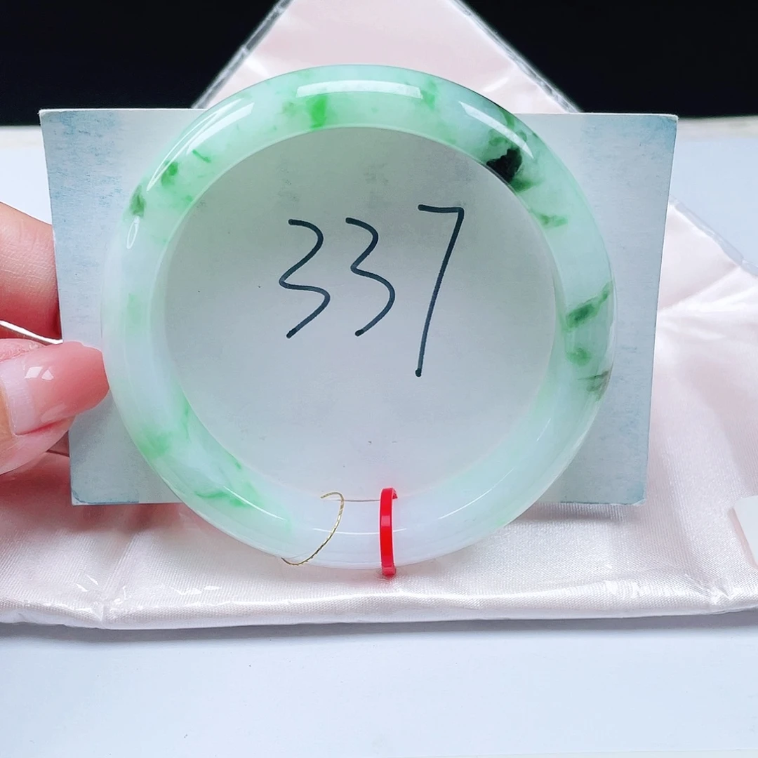 翡翠手镯未镶嵌缅甸A货翡翠58