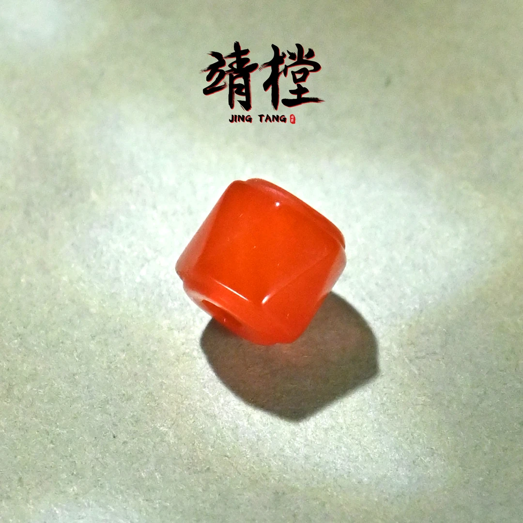 6MM红玛瑙线束文玩百香籽108手串手链DIY配饰配珠背云单珠散珠子