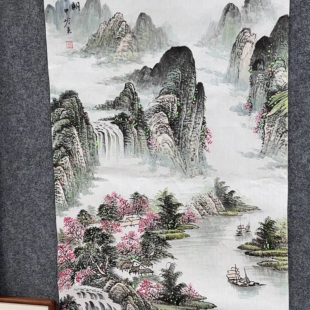 国画国画作品多次入选国内外