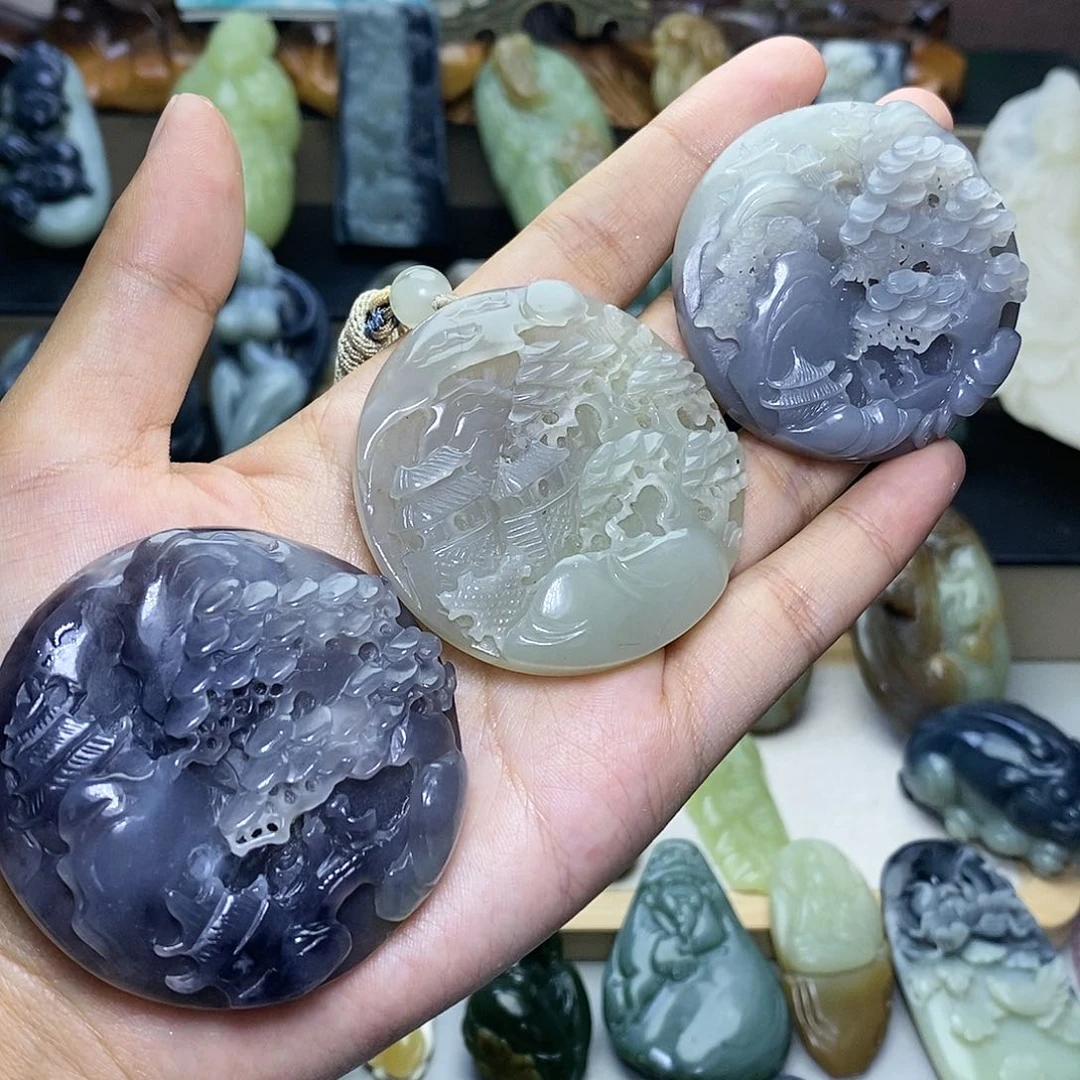 【闪购商品】颈饰未镶嵌和田玉高*音