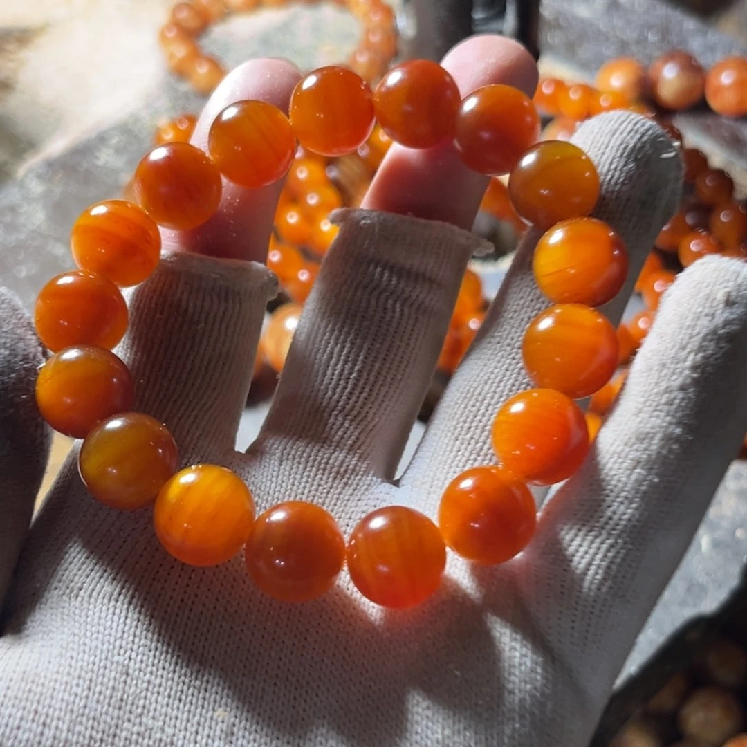 十***️松木（琥珀木）手串/手链1.3高抛固化