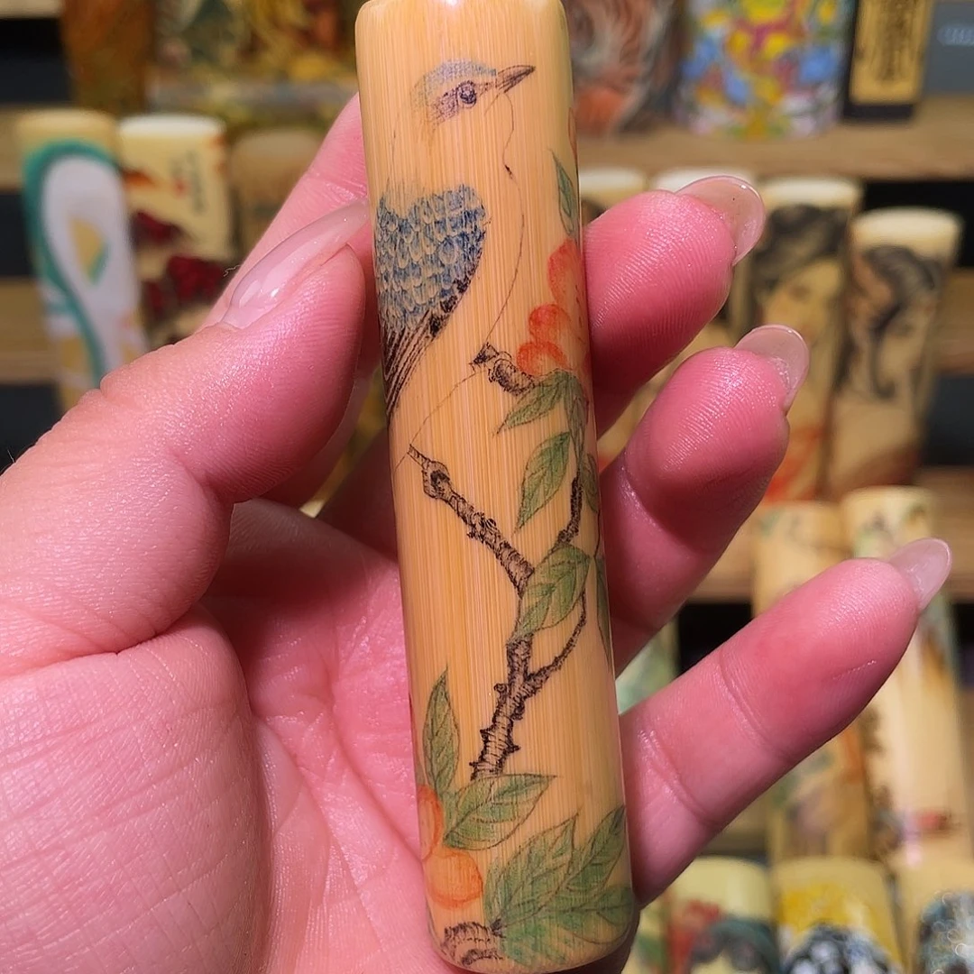 悟***空实心竹手工作品小鸟