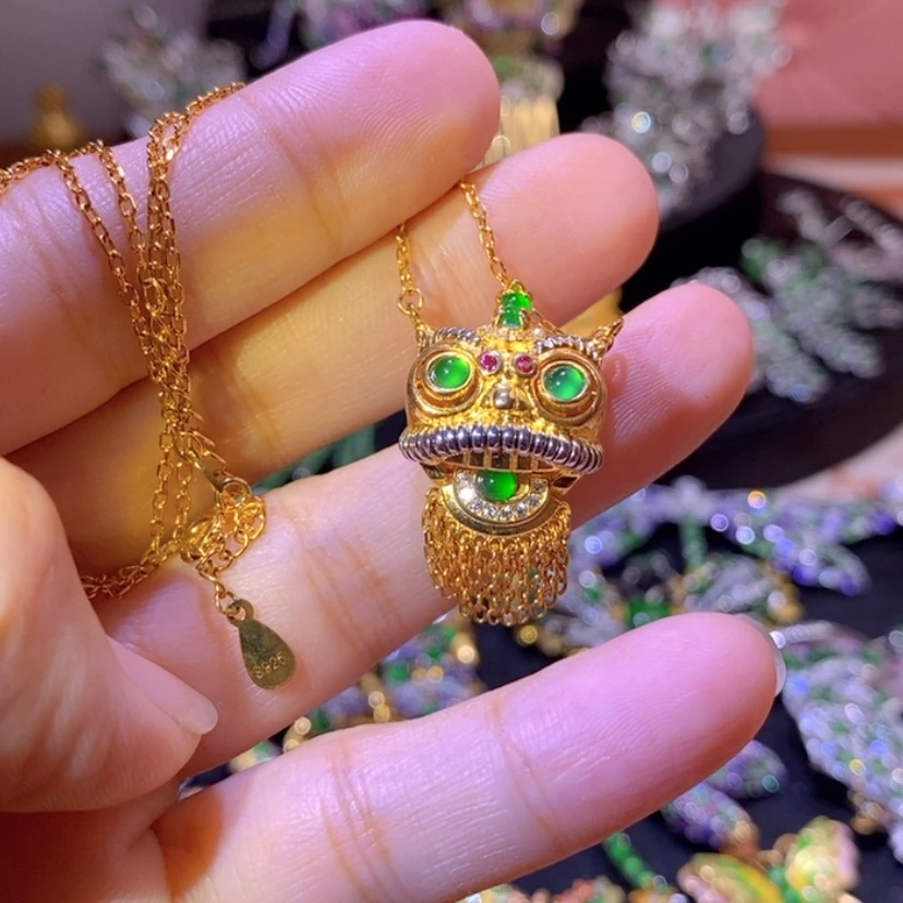 【闪购商品】翡翠挂件银S925镶嵌