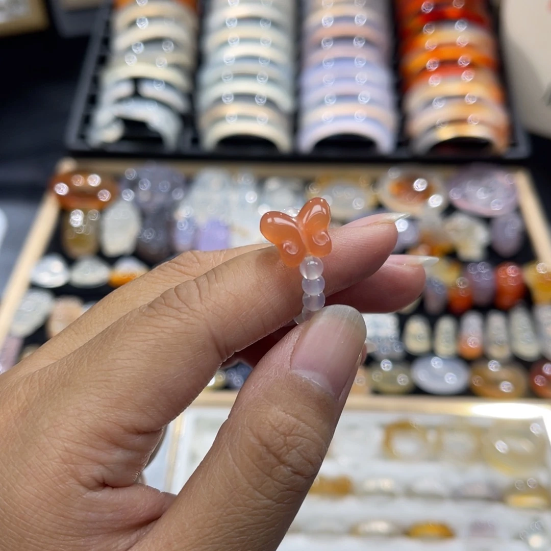 玛瑙/玉髓未镶嵌项链