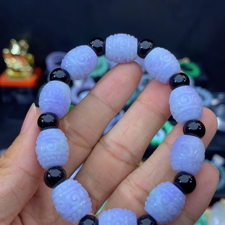 未镶嵌手链翡翠翡翠 12+