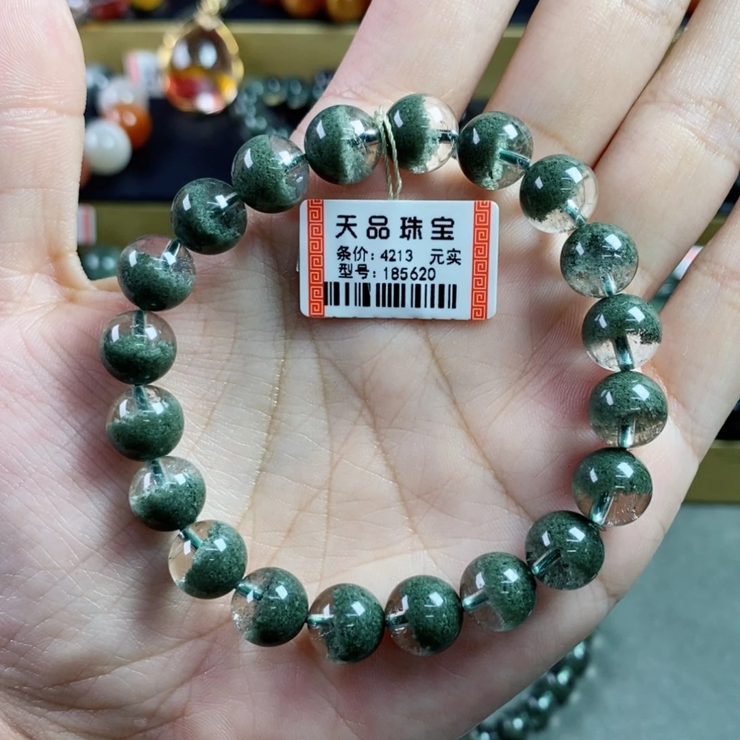 水晶手串未镶嵌小*苗绿幽灵185620