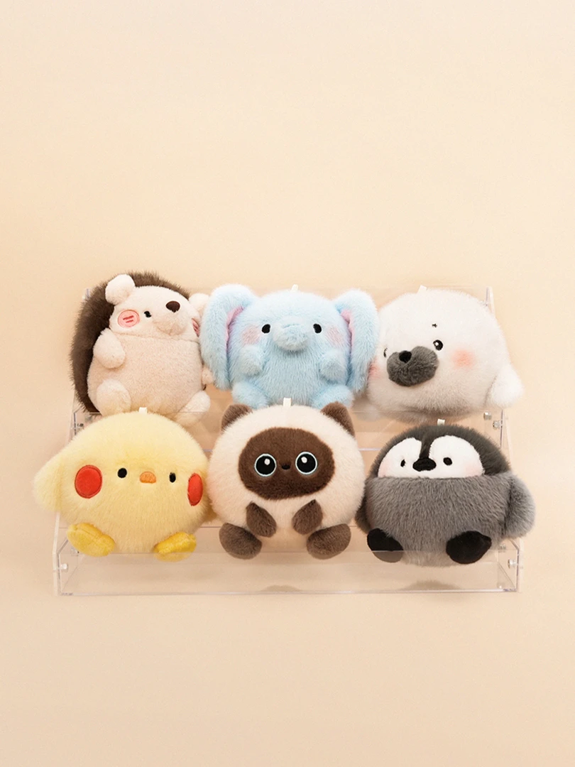 萌宠捏捏乐解压球可爱毛绒玩具挂件配饰解压神器玩偶玩偶桌伴娃娃