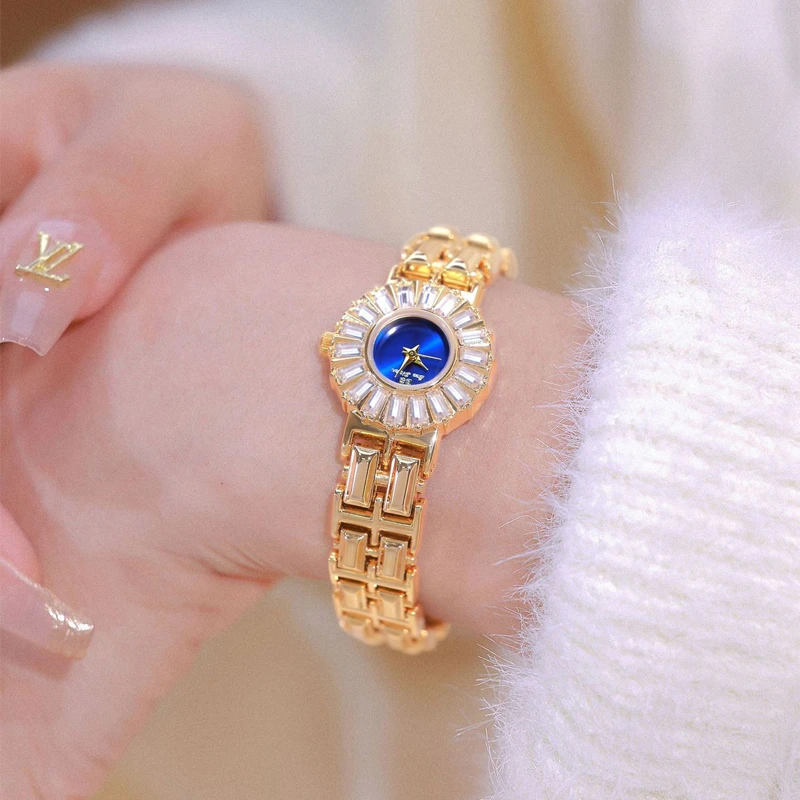 高端钢带小圆表欧美风时尚个性腕表