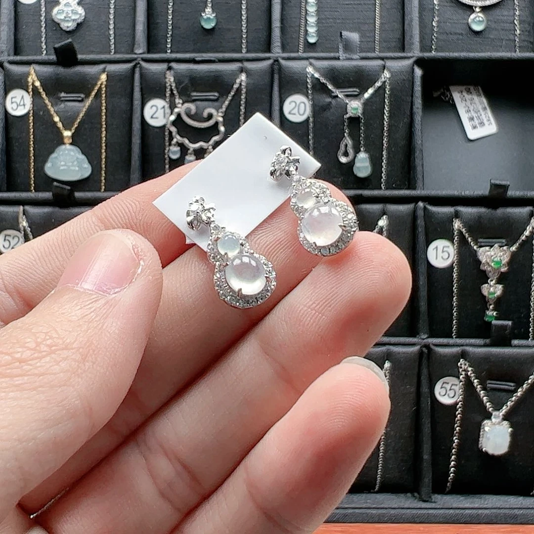 翡翠手链银S925镶嵌哦*～天然翡翠A货