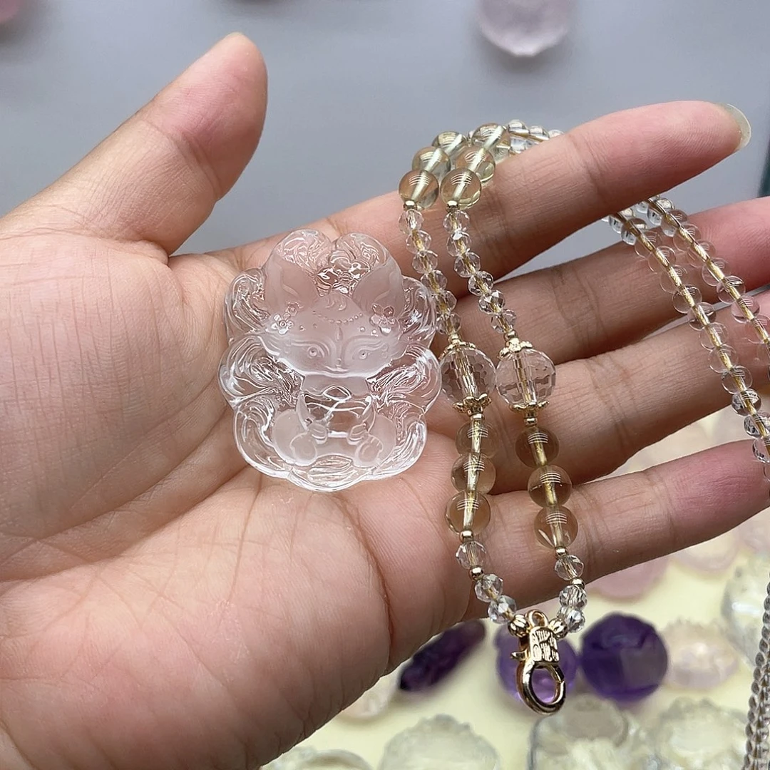 未镶嵌吊坠(赠链)水晶p****?