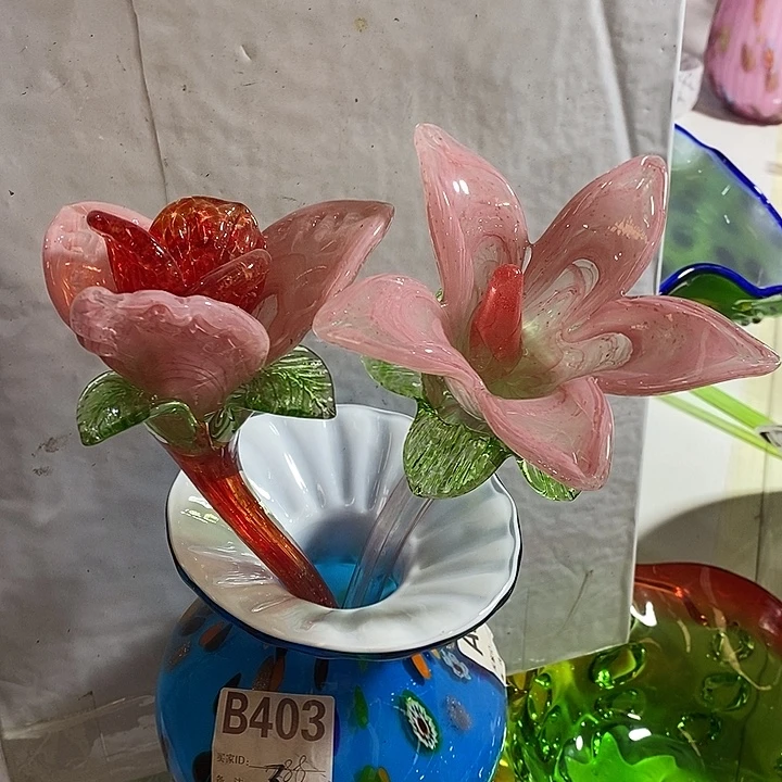 夜光花两只高45厘米左右