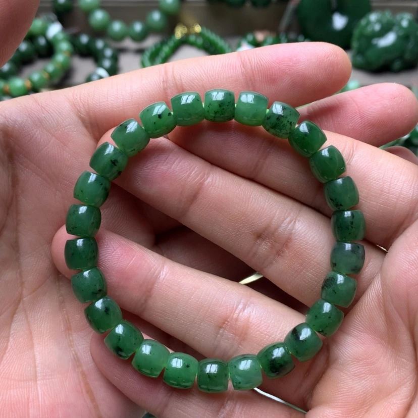 【闪购商品】手链未镶嵌和田玉（碧玉）