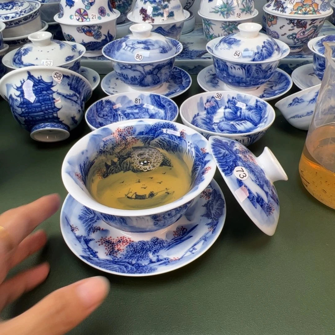 木木景德镇纯手工纯手绘茶具73