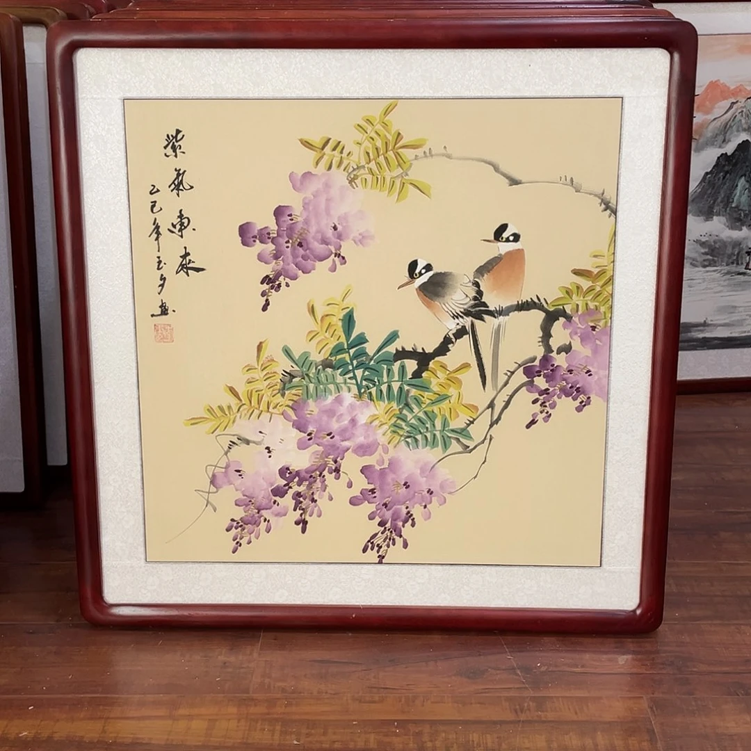 国画带框尺寸63*63厘米