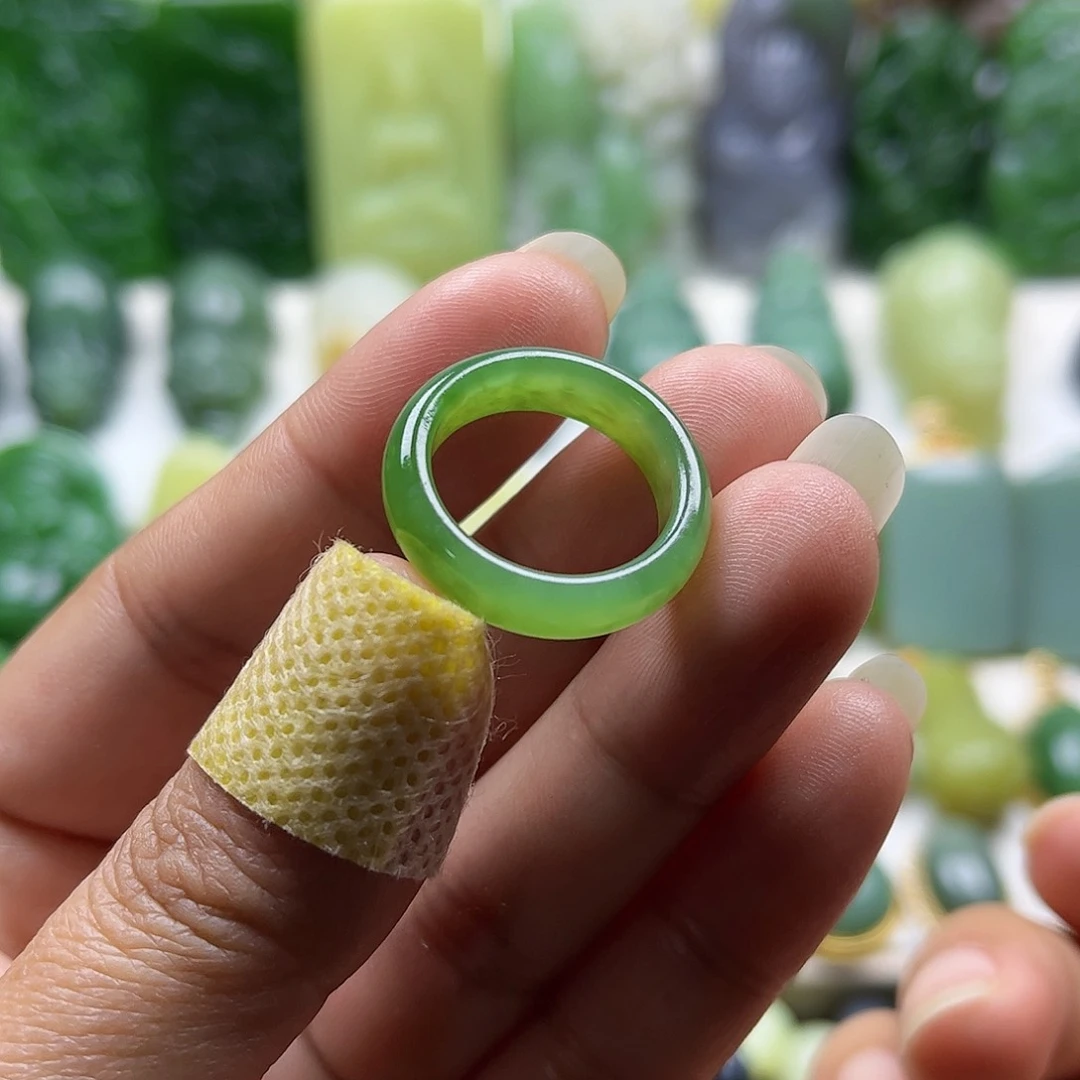 和田玉戒指未镶嵌林**生