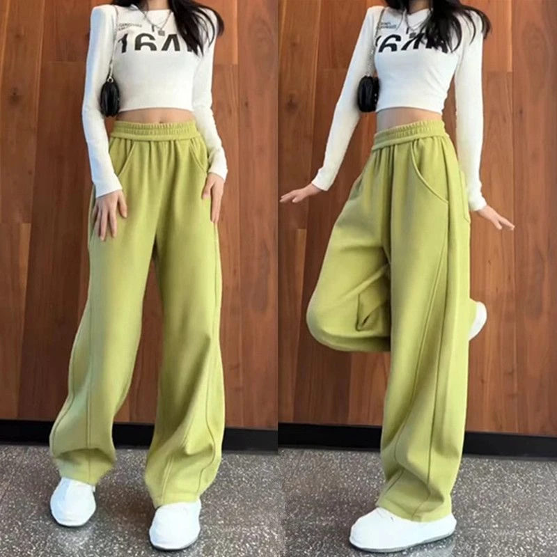 【夕伶惊喜】香蕉裤女2025秋冬装宽松显瘦直筒长裤窄版阔腿休闲裤女