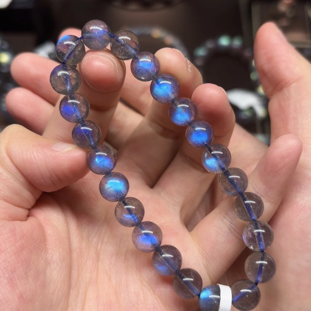 未镶嵌手链长石8.5mm左右