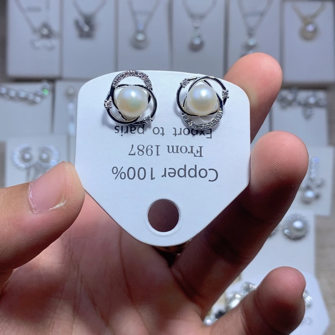 未镶嵌耳饰淡水珍珠